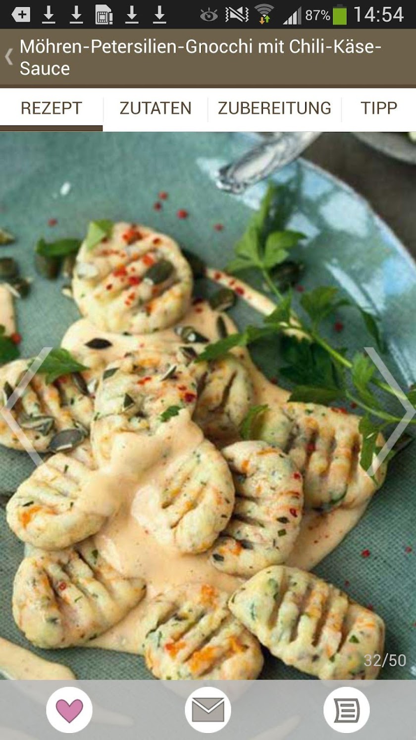 Vegetarische Rezepte Screen 3