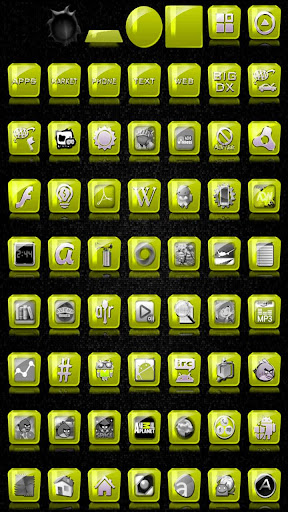 【免費個人化App】Slick Launcher Theme Yellow-APP點子