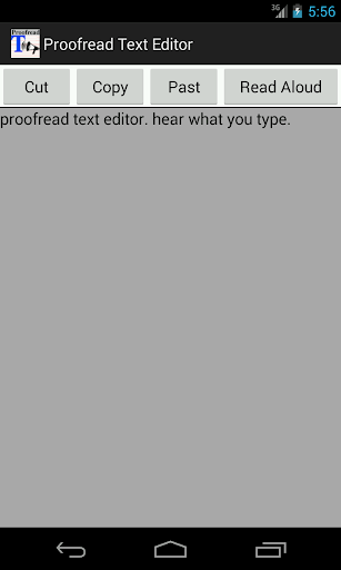 Proofread Text Editor