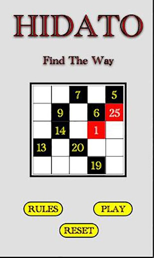 Find Your Way - Hidato Game