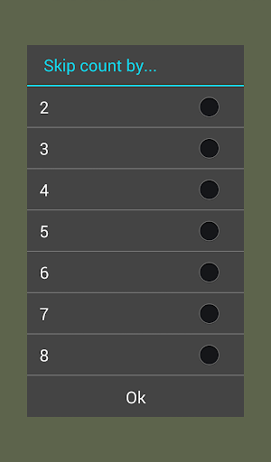 Skip counting