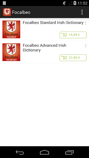 IrishEnglish dictionaries