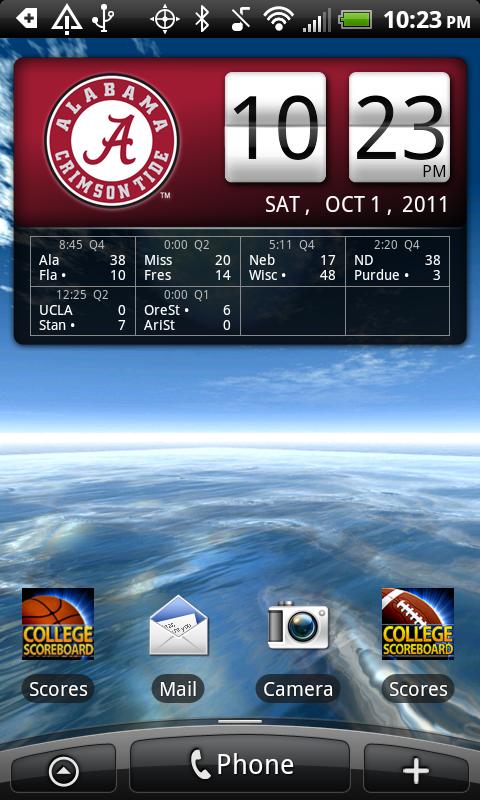 Official Alabama Live Clock Screen 3