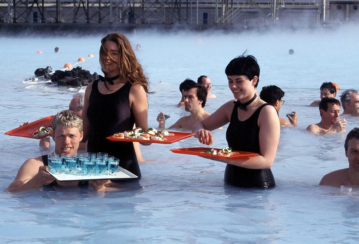 Iceland-Deildartunguhver-refreshments - Refreshments at Deildartunguhver hot springs.