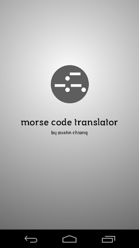 Morse Code Translator