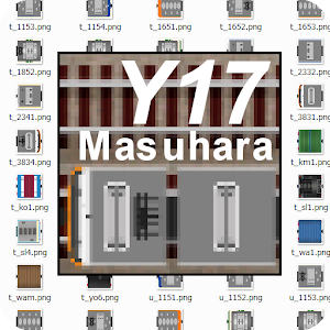 掌内鉄道　鱒原駅 logo
