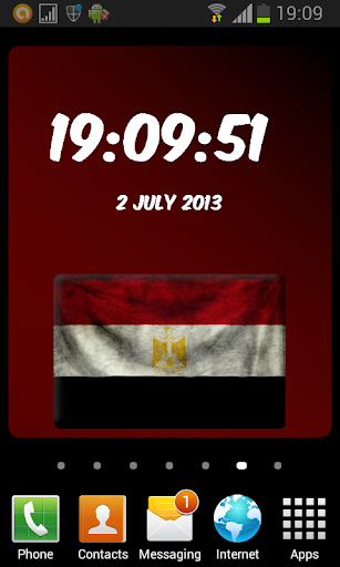 Egypt Digital Clock