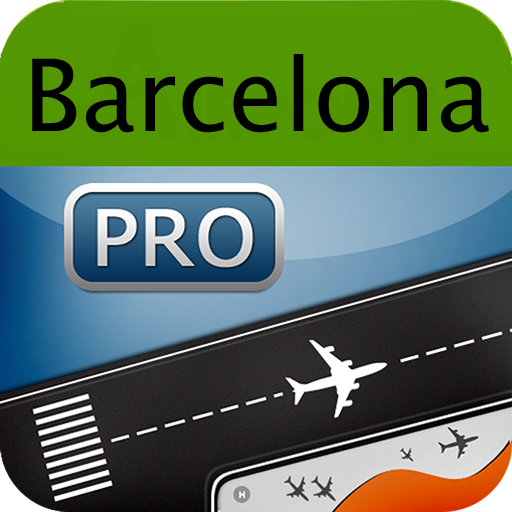 Barcelona Airport+Flight Track LOGO-APP點子