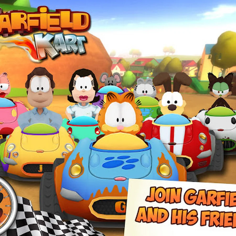 Garfield Kart v1.03 (Para hilesi/Mod Money/Hileli) APK / indir, yükle, download