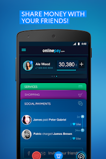 onlinepay.com mobile wallet Screenshots 1