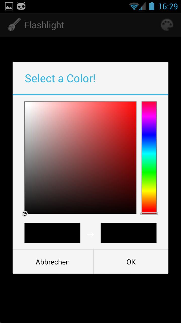 simple adfree Flashlight Screen 3