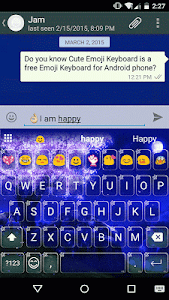 Moon Cherry Emoji Keyboard screenshot 4