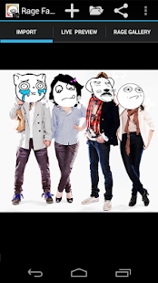 Rage Face Photo banner