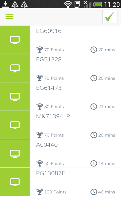   MySurvey- screenshot  