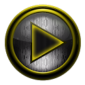 Poweramp skin STEEL I. Yellow icon