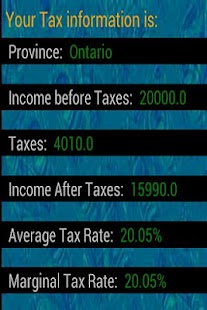 Canada Income Tax Calculator