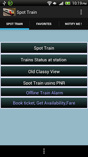 Spot Train Train Alarm Offline