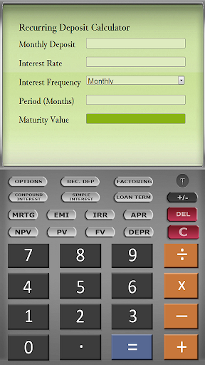 【免費生產應用App】Financial Calculator-APP點子