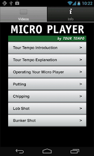Tour Tempo - Micro Player Screenshots 1