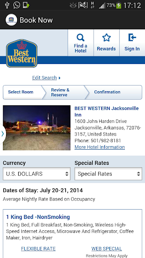 【免費旅遊App】BEST WESTERN–Jacksonville Inn-APP點子