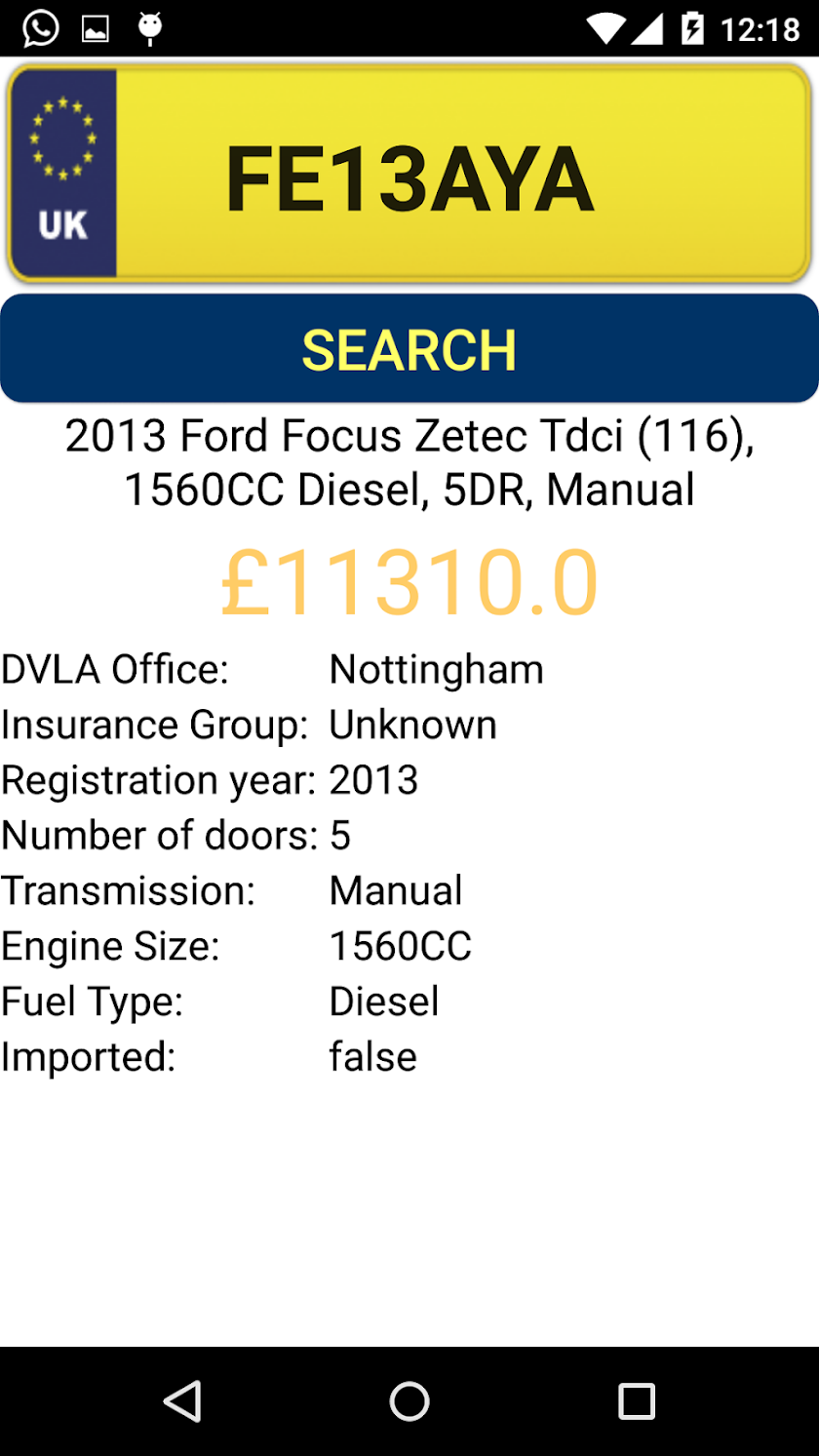Car Search Screen 3