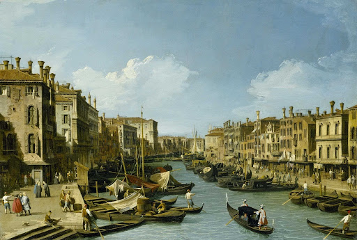 The Grand Canal near the Rialto Bridge, Venice