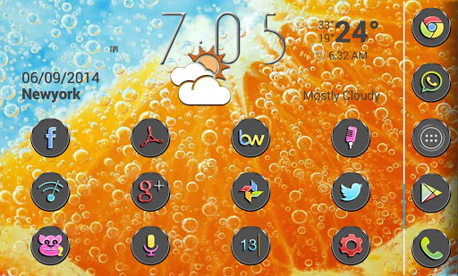 【免費個人化App】Lollipop Hoop Lite Icon Pack-APP點子