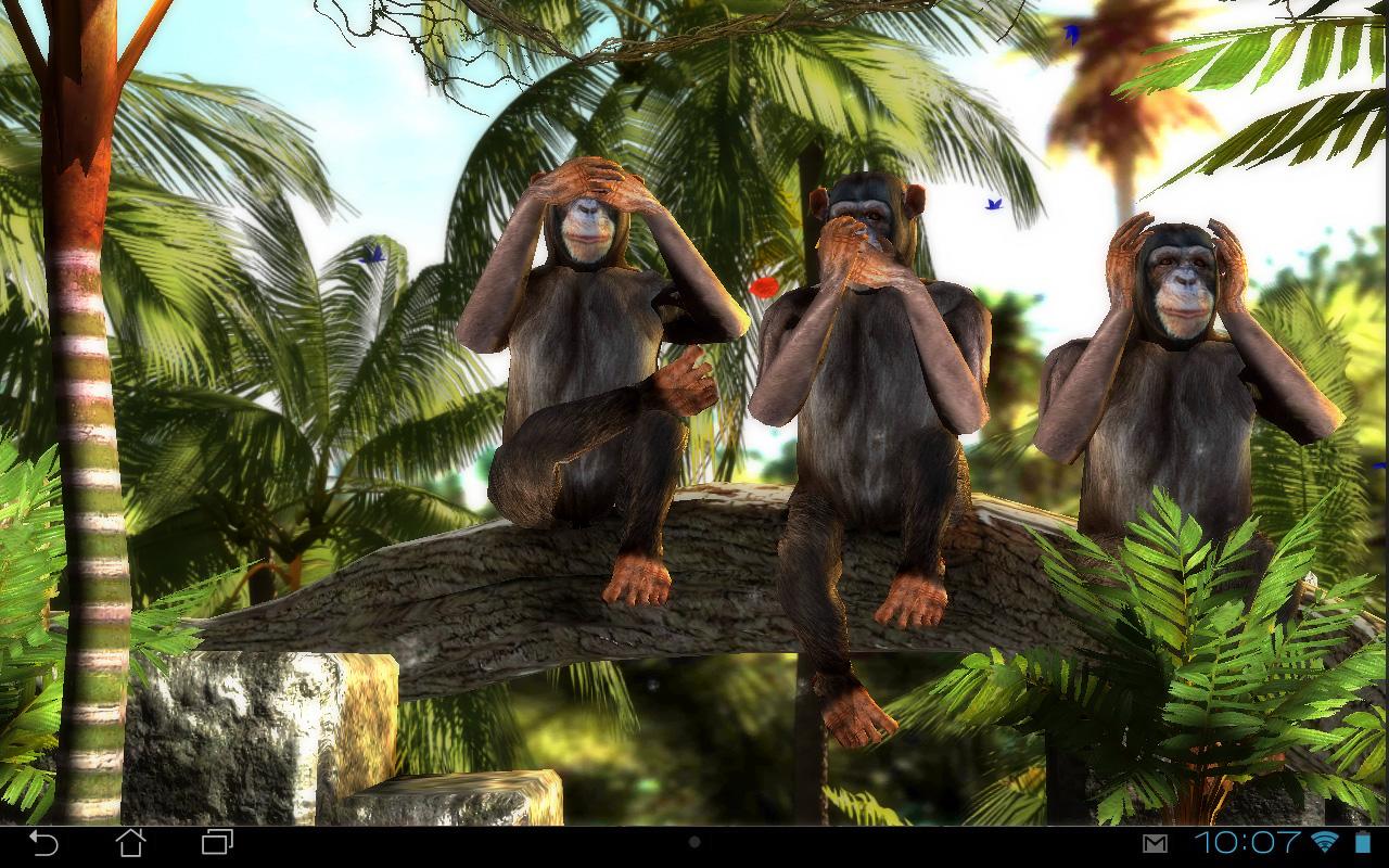 3d animals google list monkey