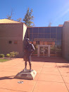 Sam Swope Scout Center Statue