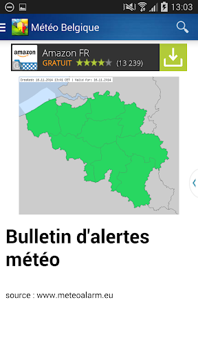 【免費天氣App】Météo Belgique-APP點子