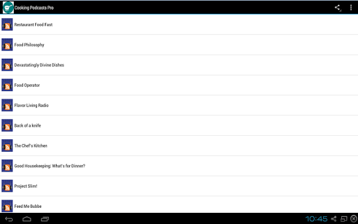 Cooking Podcasts Pro