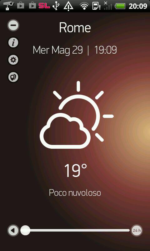 Android application Weather Forecast for 15 days screenshort