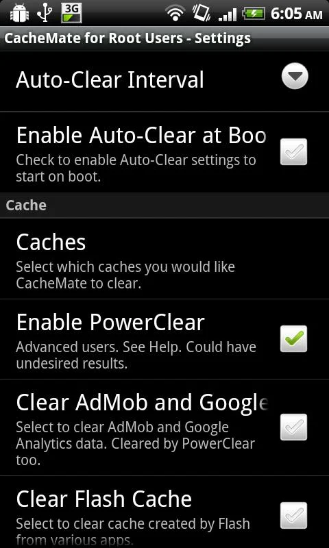    CacheMate for Root Users- screenshot  