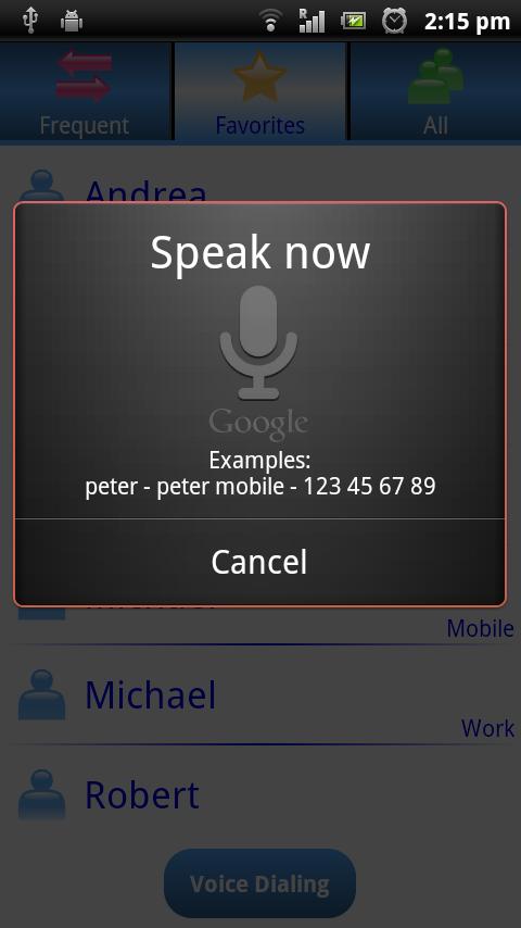 My Bluetooth Handsfree Pro Screen 3