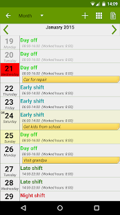 Shift Work Calendar (FlexR Pro)(圖4)-速報App