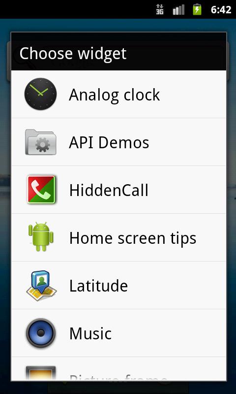Android application HiddenCall Unlock Key screenshort