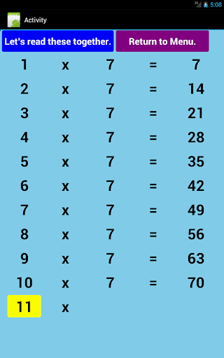 免費下載教育APP|Multiplication Tables Free app開箱文|APP開箱王