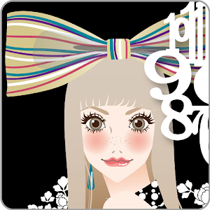 おしゃれでかわいい女の子ライブ壁紙２（時計）1日無料版.apk 6.0