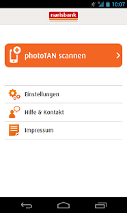 Android application norisbank photoTAN-App screenshot