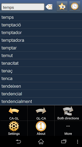 Catalan Galician dictionary