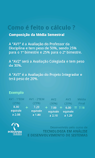 Cálculo de Notas Fac.Integrado Screenshots 2