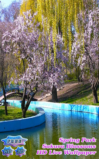 3D Spring Park Sakura Free