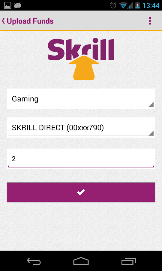 Skrill AndroidApps auf Google Play