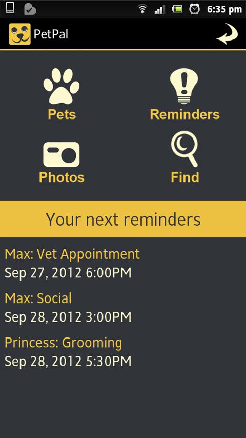 Android application Pet Pal - Pet Health Manager & Diary screenshort