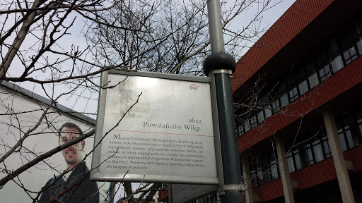Ulica Powstancow Wielkopolskich Memorial Plaque