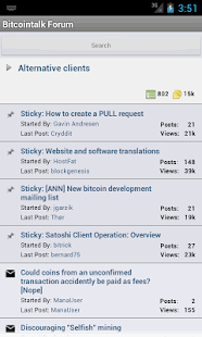 How to get BitcoinTalk.org Forum lastet apk for android