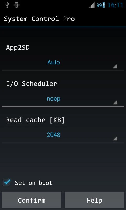 System Control Pro - screenshot