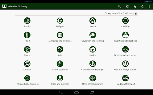Arab Indicative Dictionary Screenshots 0