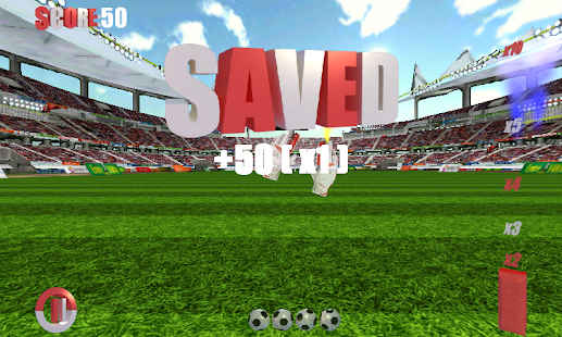 matchs de football gardien 3D Screen 2