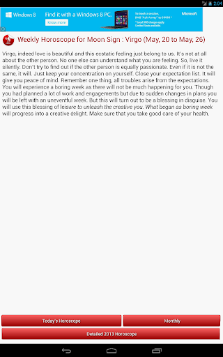 Daily Horoscope 2013